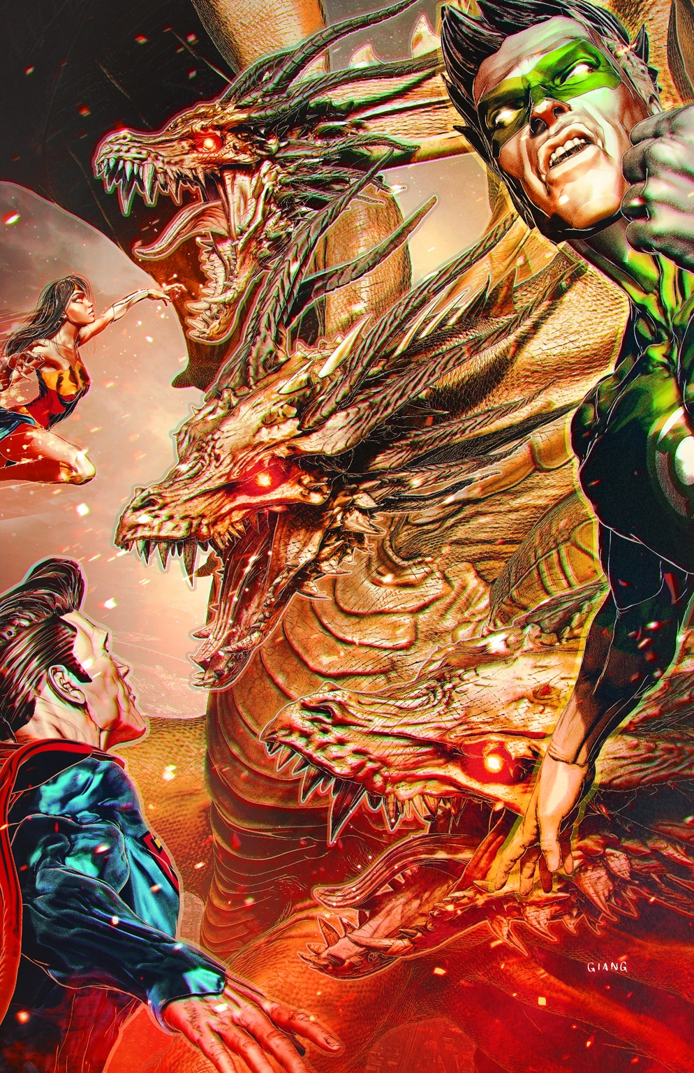New Covers and Art Revealed for Justice League vs Godzilla